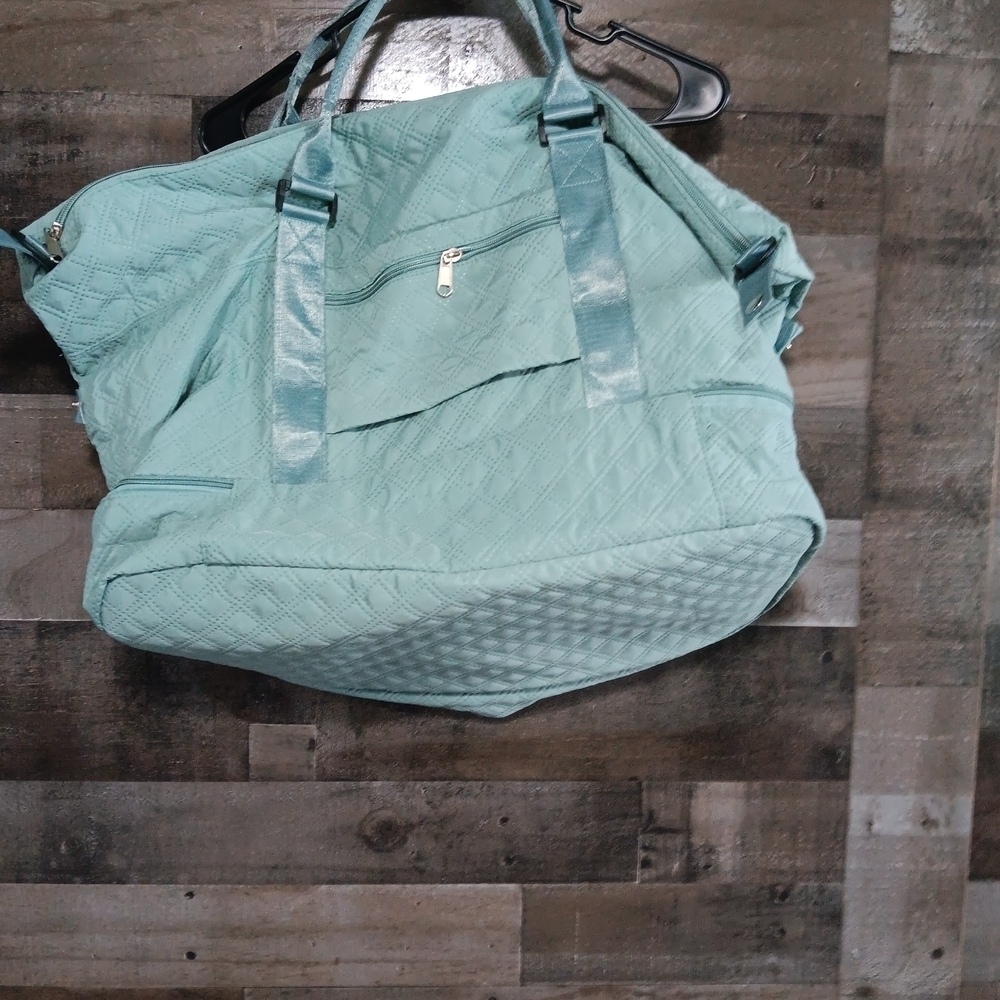 Light Blue Quilted Women's Bag - Picture 3 of 8